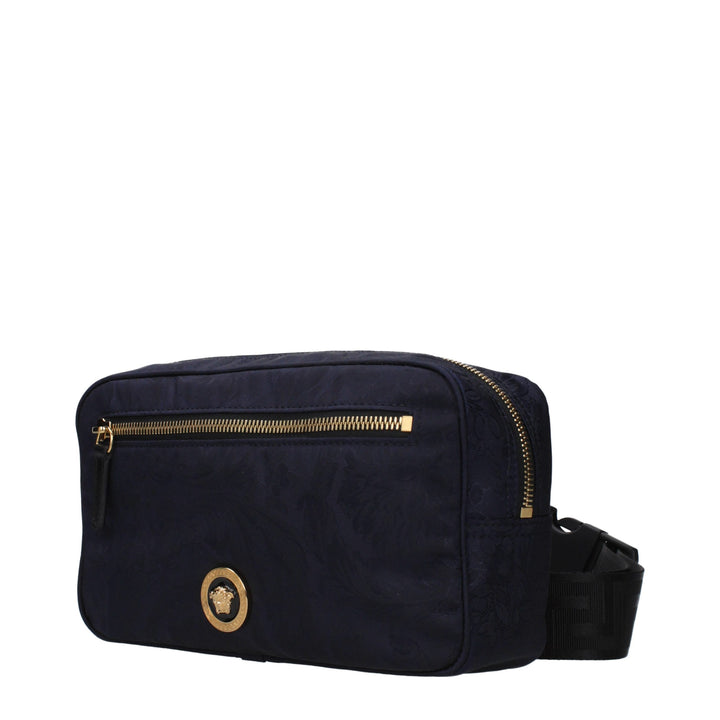 Mochila Versace de tela azul