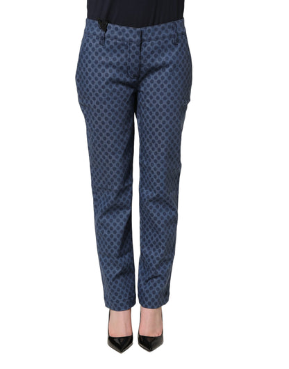 Jean Capri en jean slim Dolce & Gabbana bleu à pois