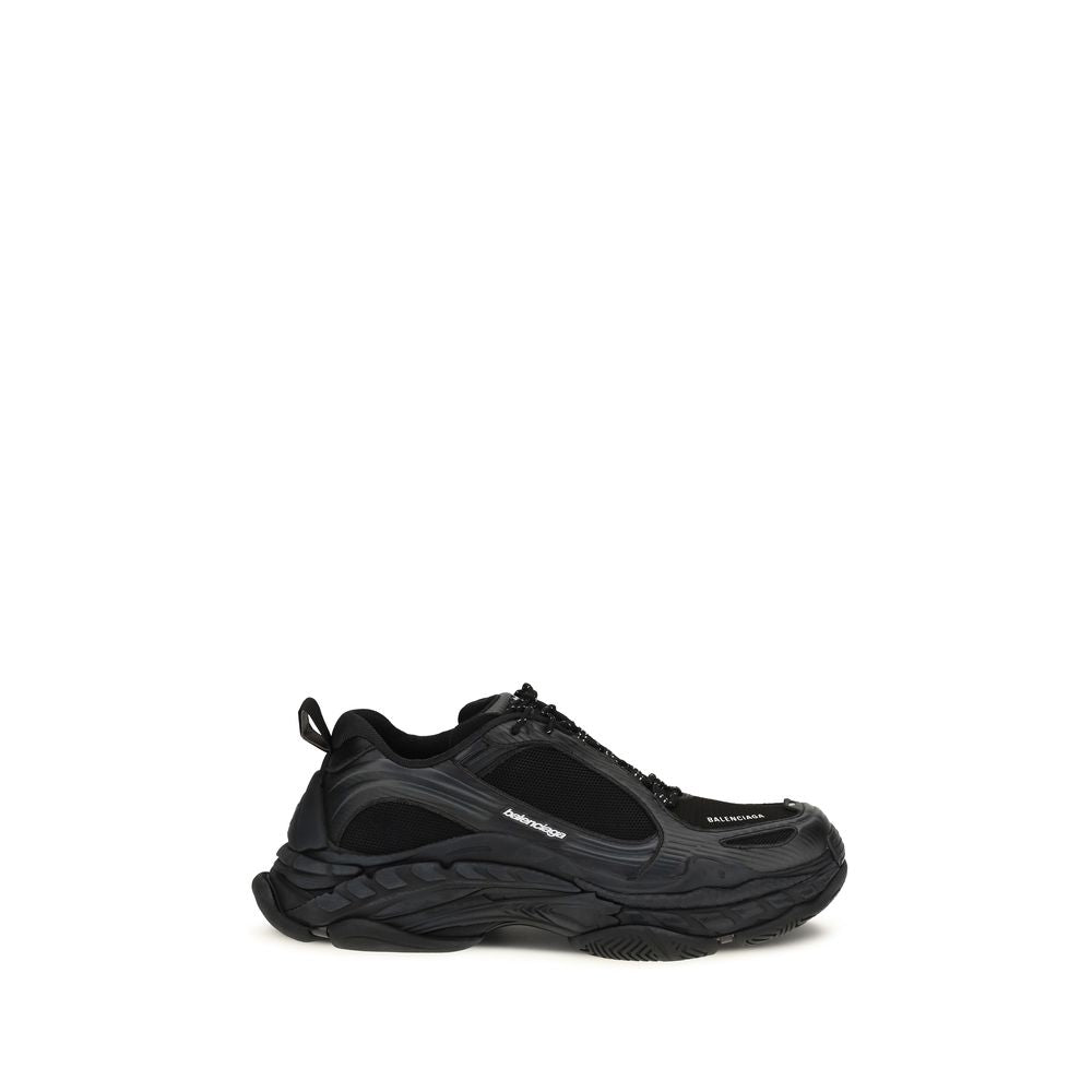 Baskets de sport Balenciaga en polyester noir