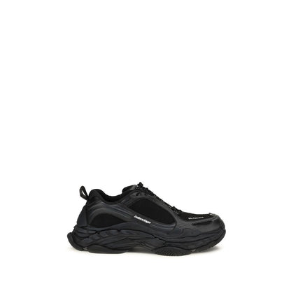Baskets de sport Balenciaga en polyester noir