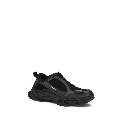 Baskets de sport Balenciaga en polyester noir