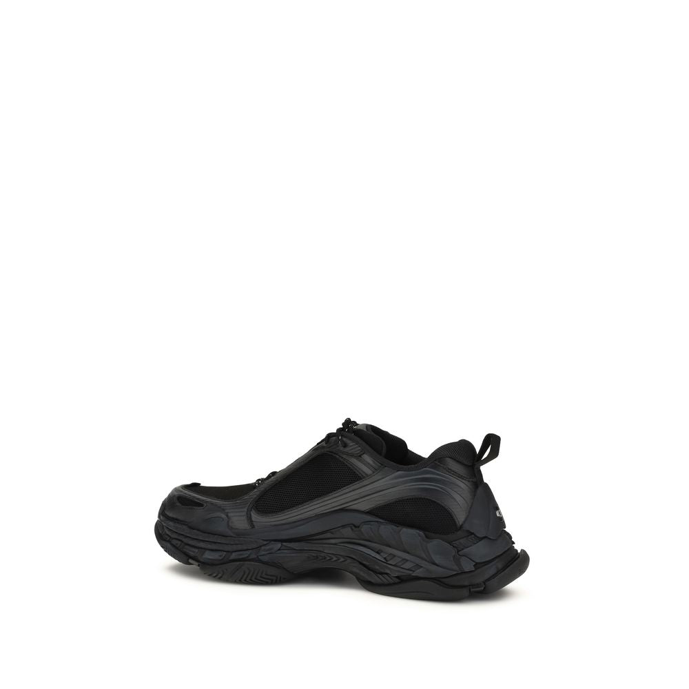 Baskets de sport Balenciaga en polyester noir