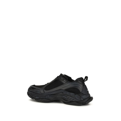 Baskets de sport Balenciaga en polyester noir