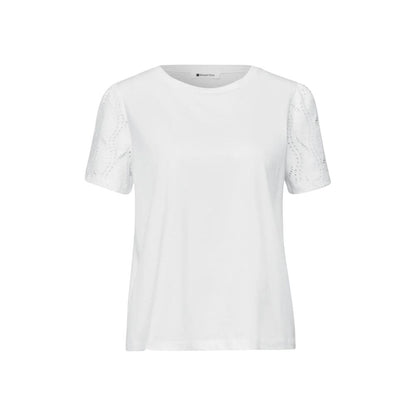 Street One Cream Cotton T-Shirt