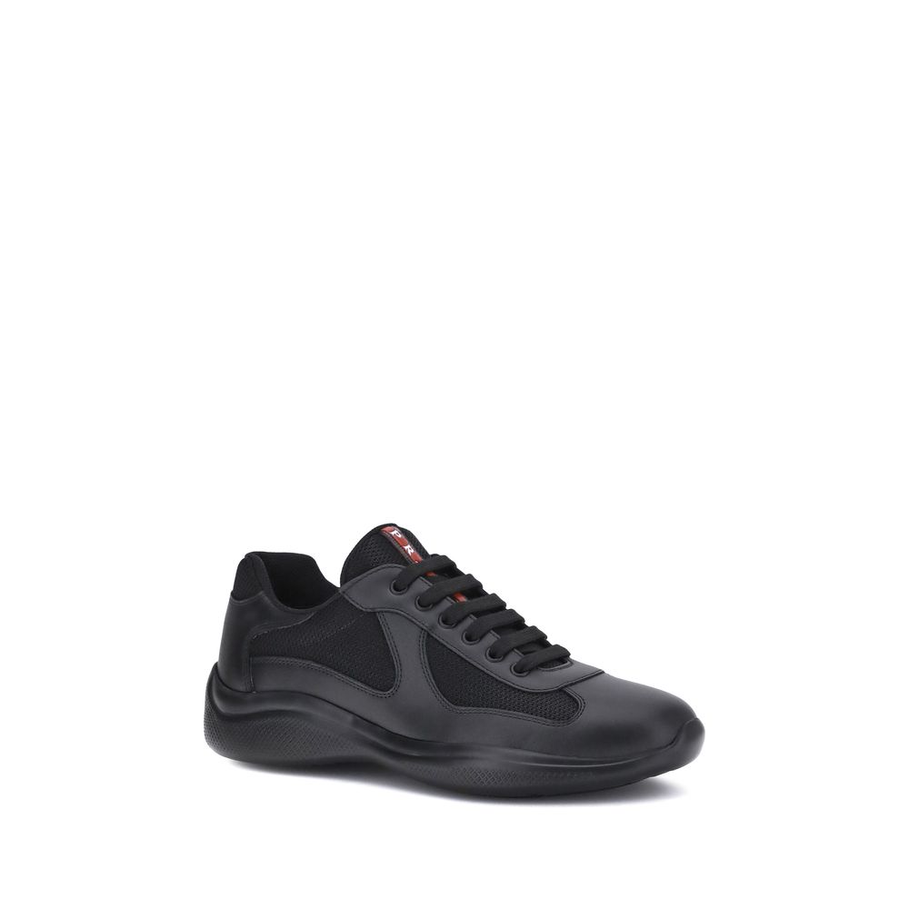 Baskets Prada en polyamide noir
