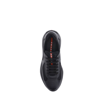 Baskets Prada en polyamide noir