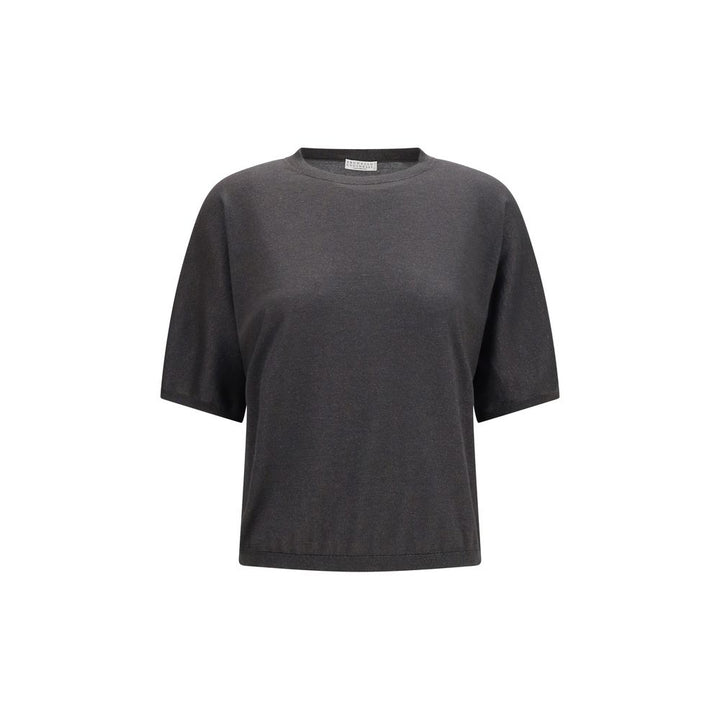 Pull Brunello Cucinelli en cachemire gris