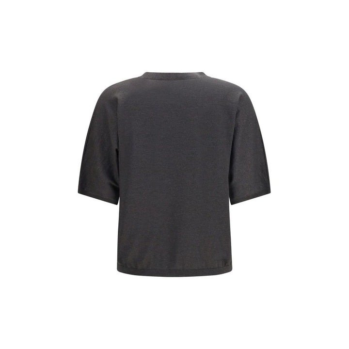 Pull Brunello Cucinelli en cachemire gris