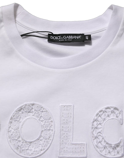 Dolce & Gabbana Camiseta sin mangas con cuello redondo y logo blanco