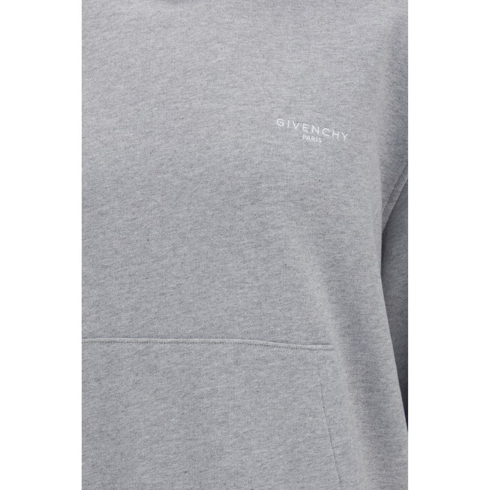 Sudadera de algodón gris Givenchy