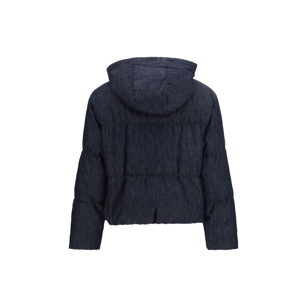 Chaqueta Brunello Cucinelli de algodón azul