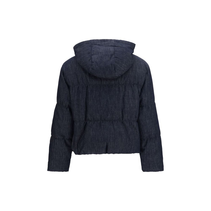 Brunello Cucinelli Blue Cotton Shell Jacket