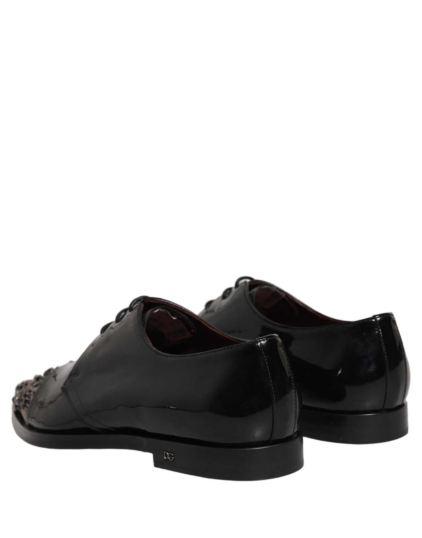 Chaussures Richelieu de cérémonie pour homme Dolce & Gabbana noires ornées