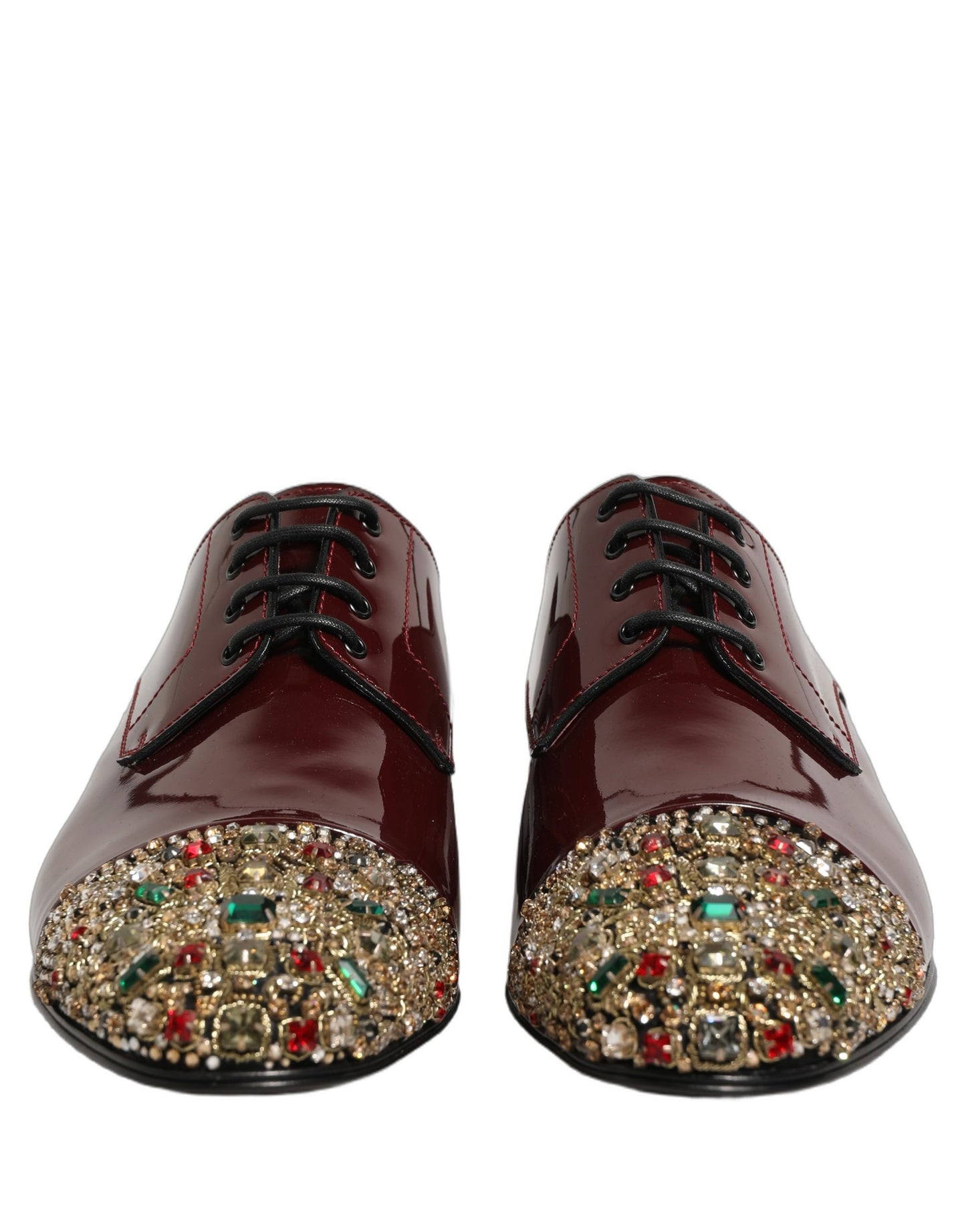 Chaussures habillées de ville Dolce & Gabbana marron ornées