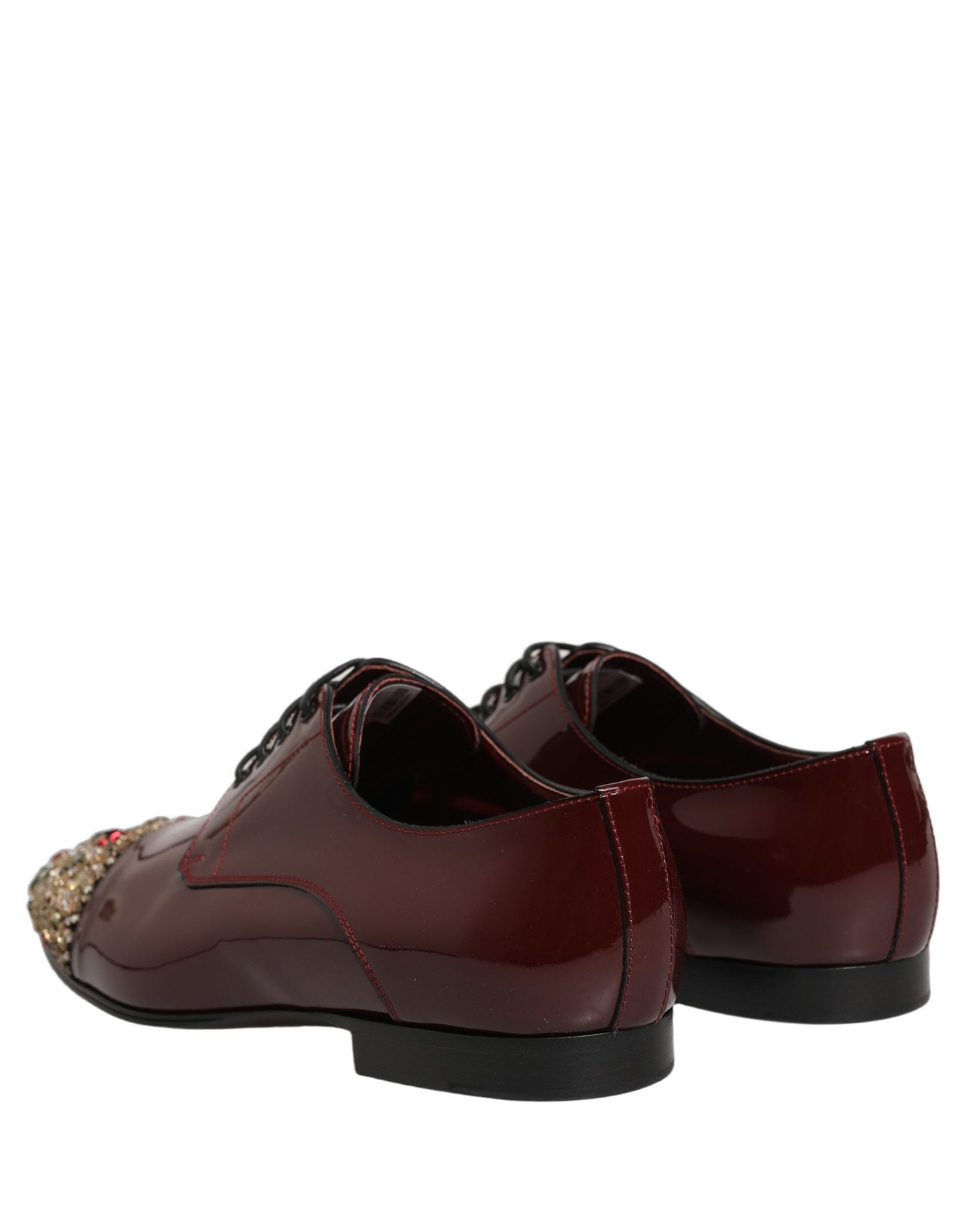Chaussures habillées de ville Dolce & Gabbana marron ornées