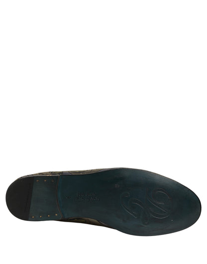 Chaussures Homme Mocassins Jacquard Floral Multicolore Dolce & Gabbana