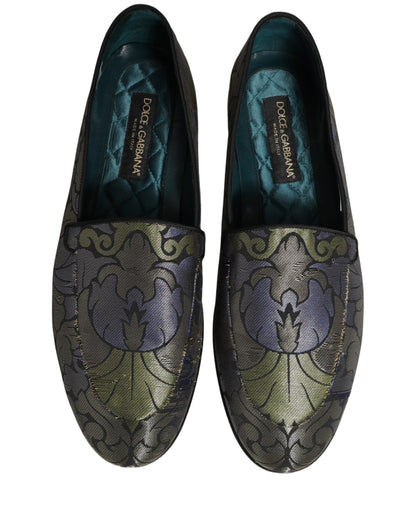 Chaussures Homme Mocassins Jacquard Floral Multicolore Dolce & Gabbana