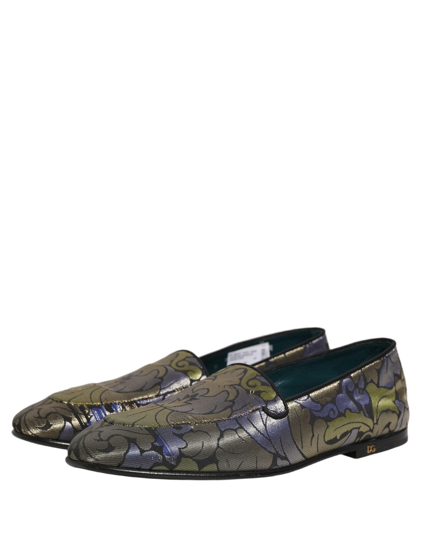 Chaussures Homme Mocassins Jacquard Floral Multicolore Dolce & Gabbana