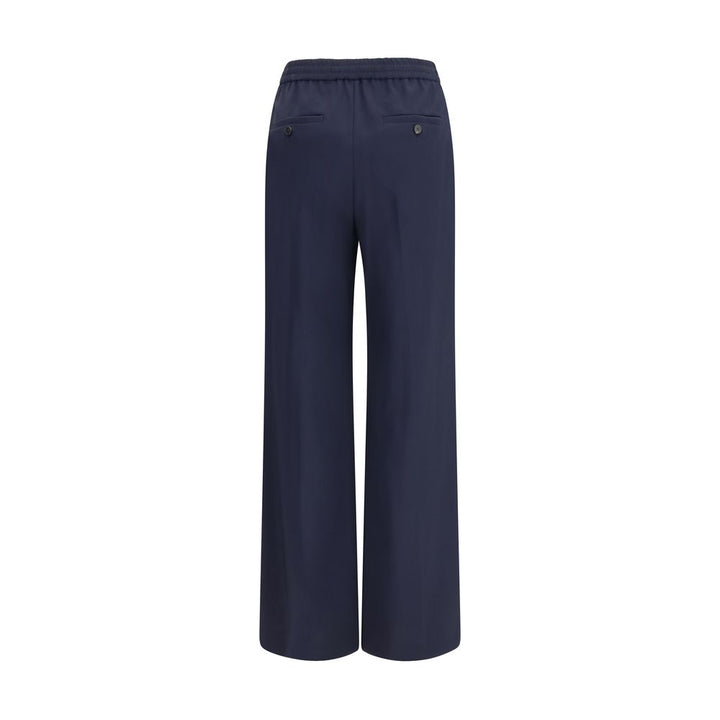 Max Mara Blue Wool Oves Aries Casual Pants