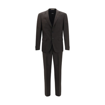 Hugo Boss Black Gray Wool Oves Aries Two-Piece Suit
