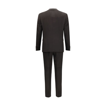 Hugo Boss Black Gray Wool Oves Aries Two-Piece Suit