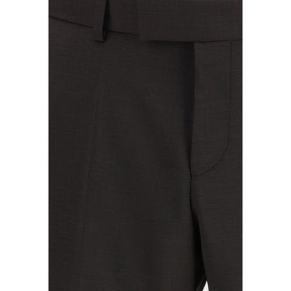 Hugo Boss Black Gray Wool Oves Aries Two-Piece Suit