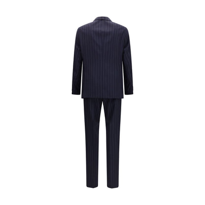 Hugo Boss Black Blue Wool Oves Aries Two-Piece Suit