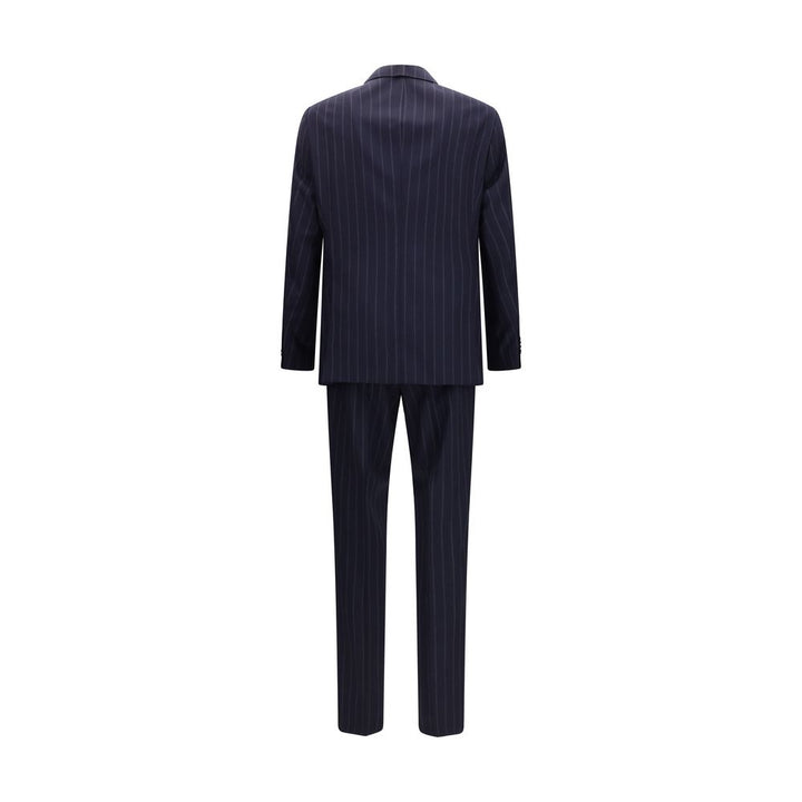 Hugo Boss Black Blue Wool Oves Aries Two-Piece Suit