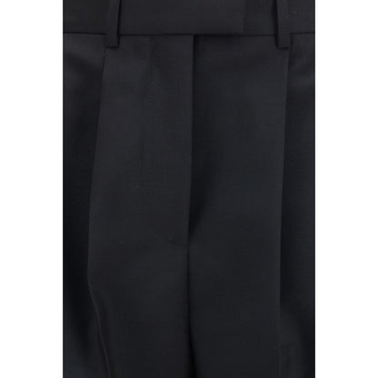Pantalones de vestir Givenchy Oves Aries de lana negra