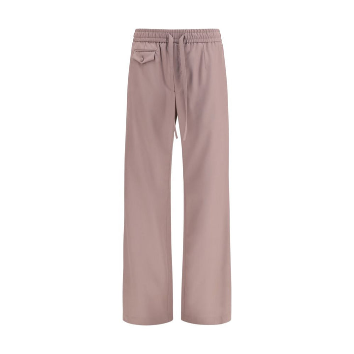 Dolce & Gabbana Brown Wool Oves Aries Joggers (Workout Pants)