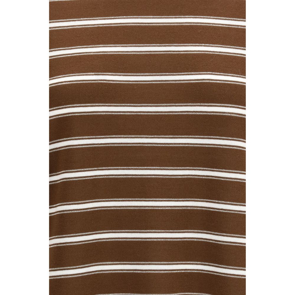 T-shirt Brunello Cucinelli en laine beige Oves Aries