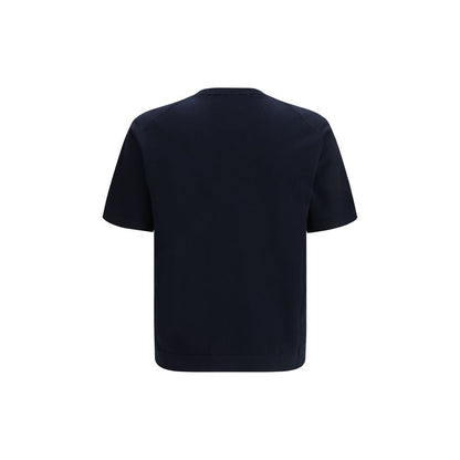 Piacenza Cashmere Blue Cotton T-Shirt