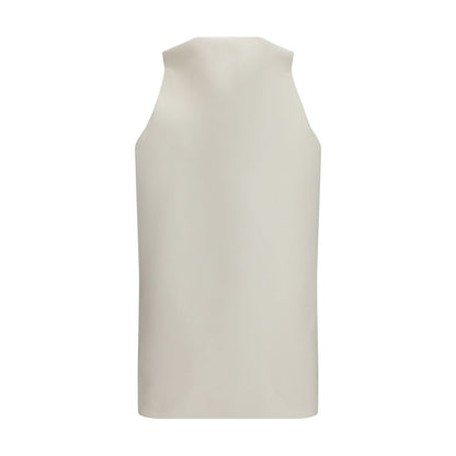 Vestido informal Balenciaga de lana beige Oves Aries