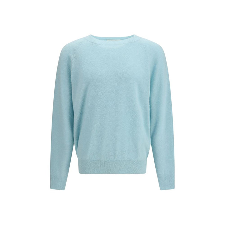 Umit Benan Blue Silk Sweatshirt