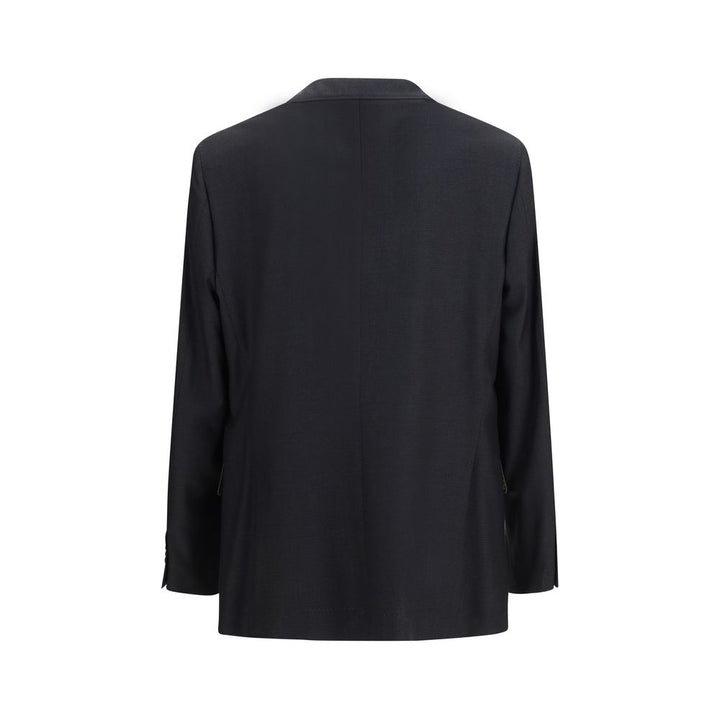 Blouson en Laine Noire Oves Aries Brunello Cucinelli