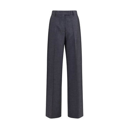 Pantalon de costume Oves Aries en laine grise Miu Miu