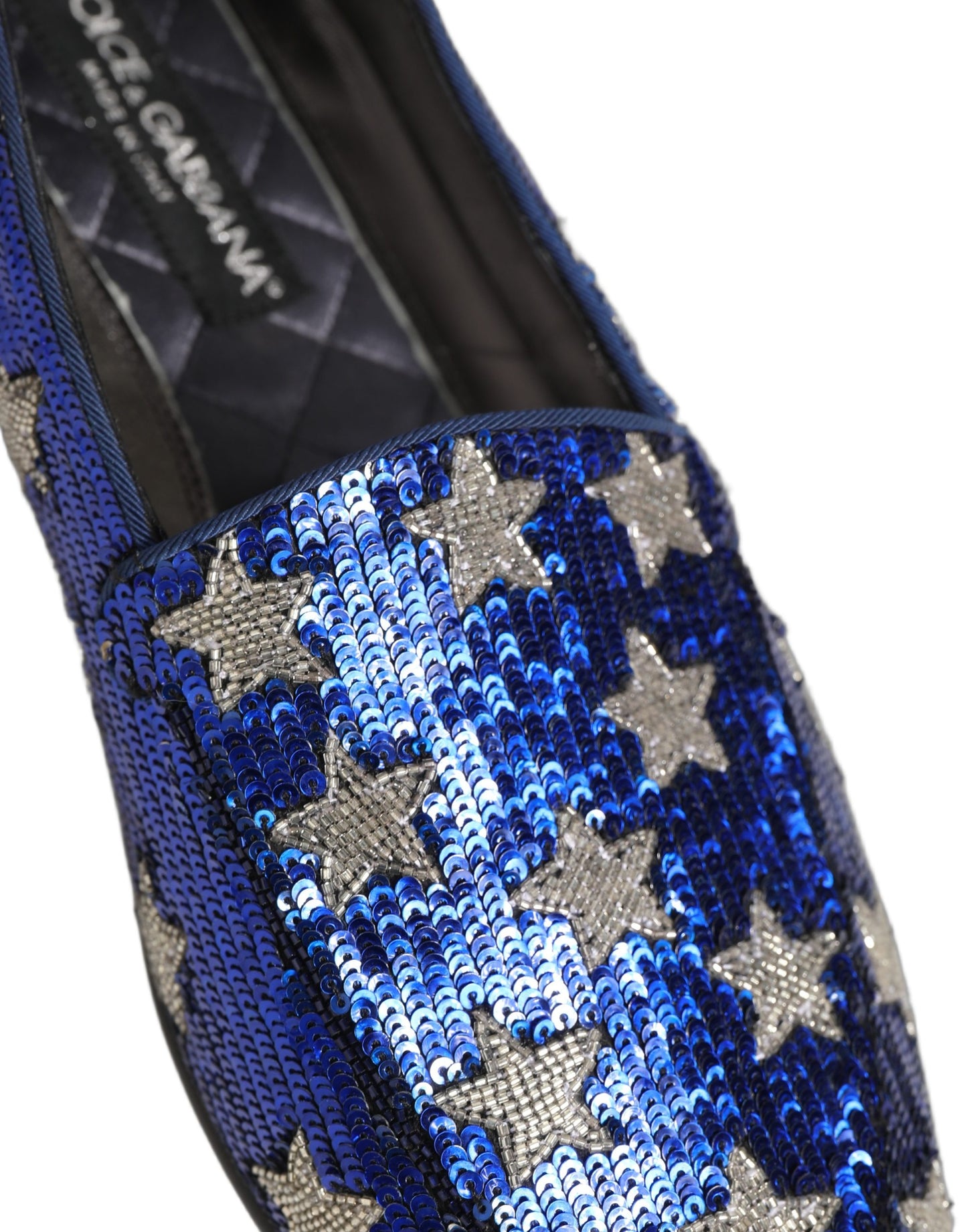 Mocasines Dolce & Gabbana Multicolor Flag Sequin Dress