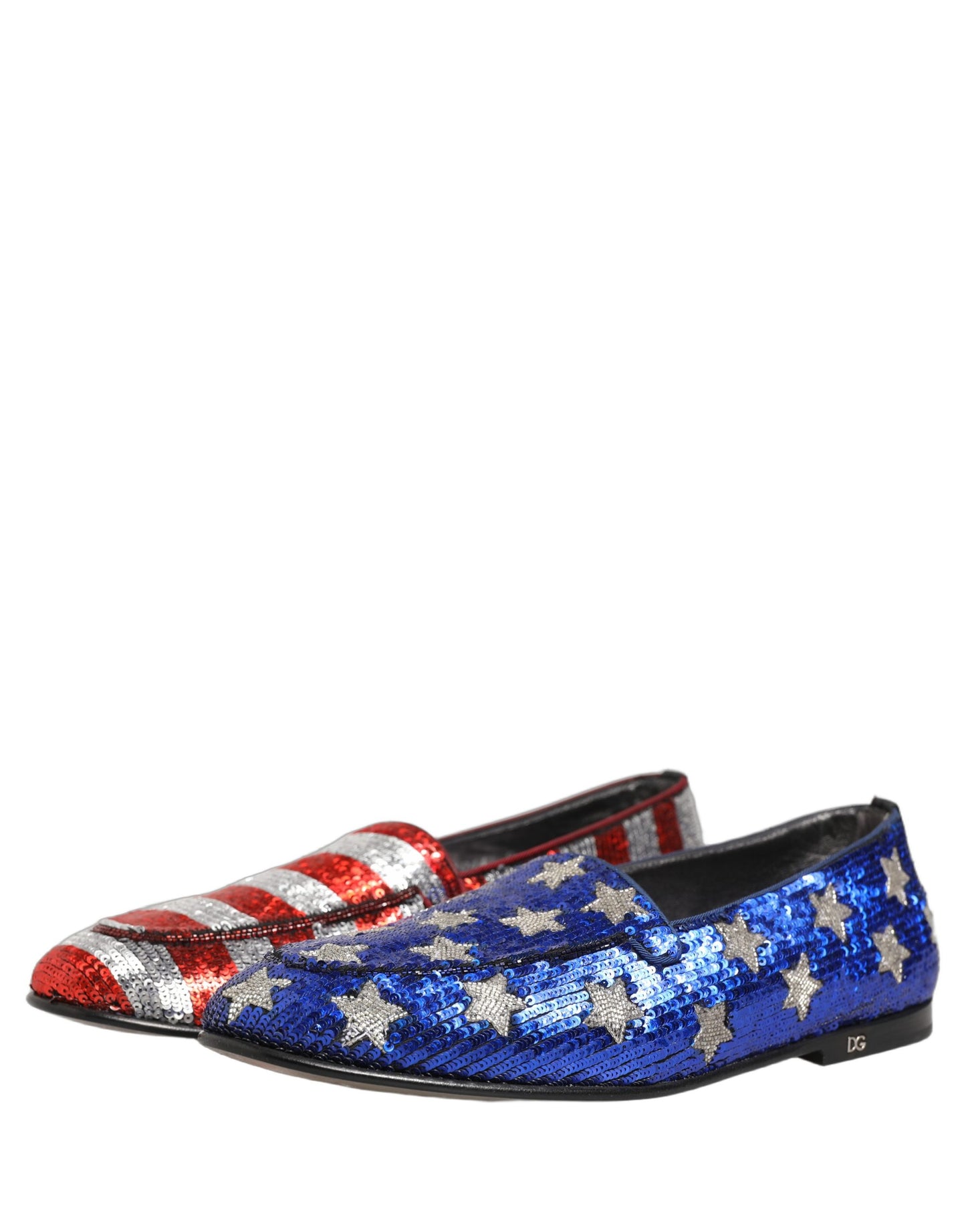 Mocasines Dolce & Gabbana Multicolor Flag Sequin Dress