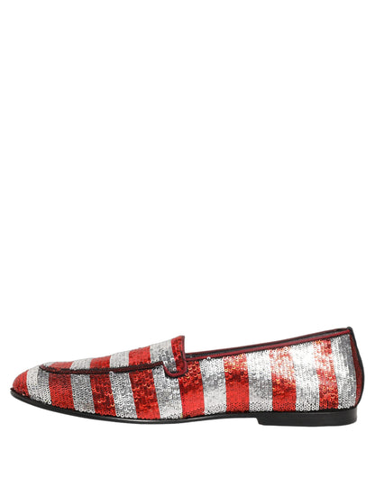 Mocasines Dolce & Gabbana Multicolor Flag Sequin Dress