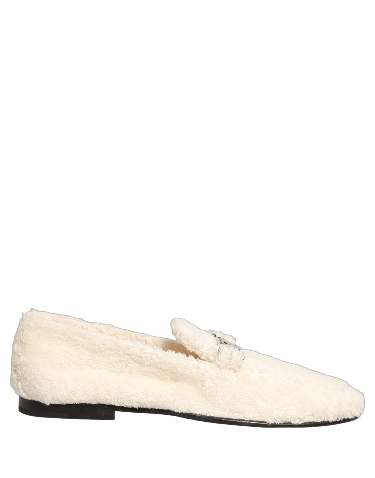 Zapatos mocasines de vestir para hombre Dolce & Gabbana de piel de oveja blanca