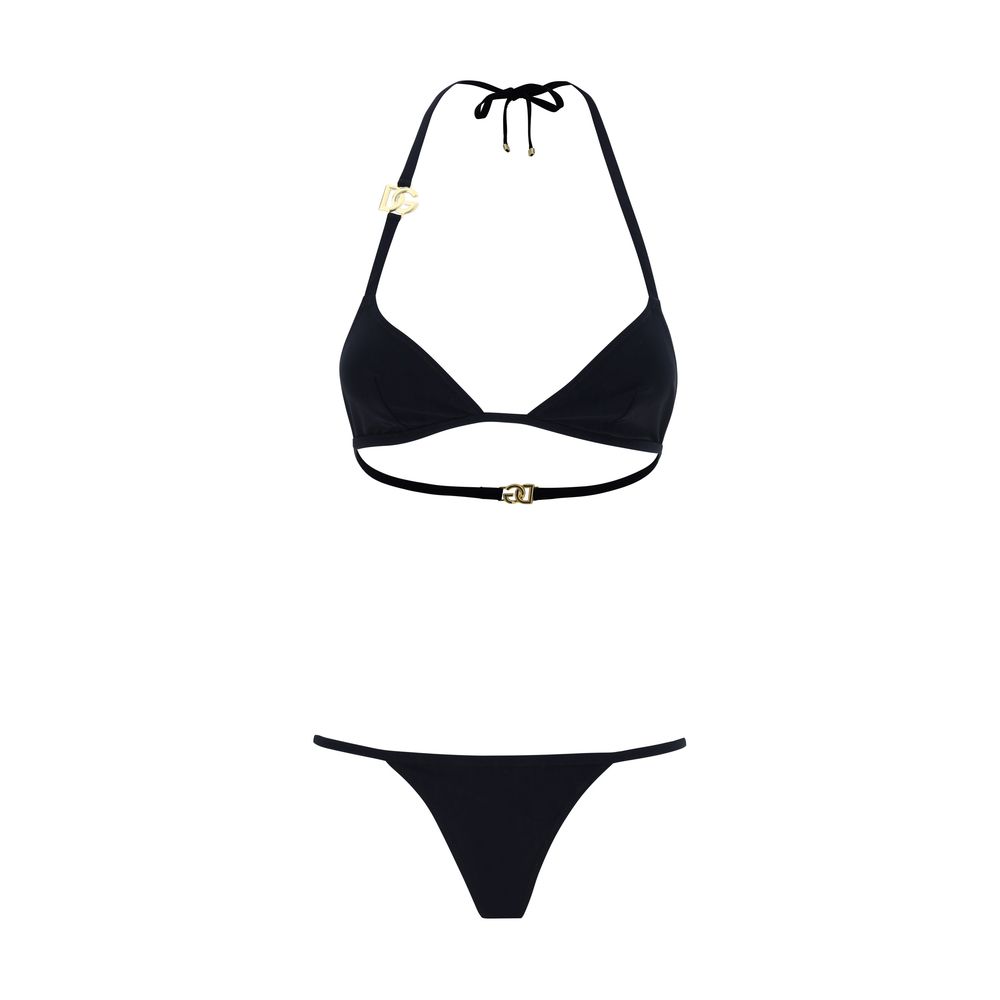 Bikini de nailon negro de Dolce & Gabbana