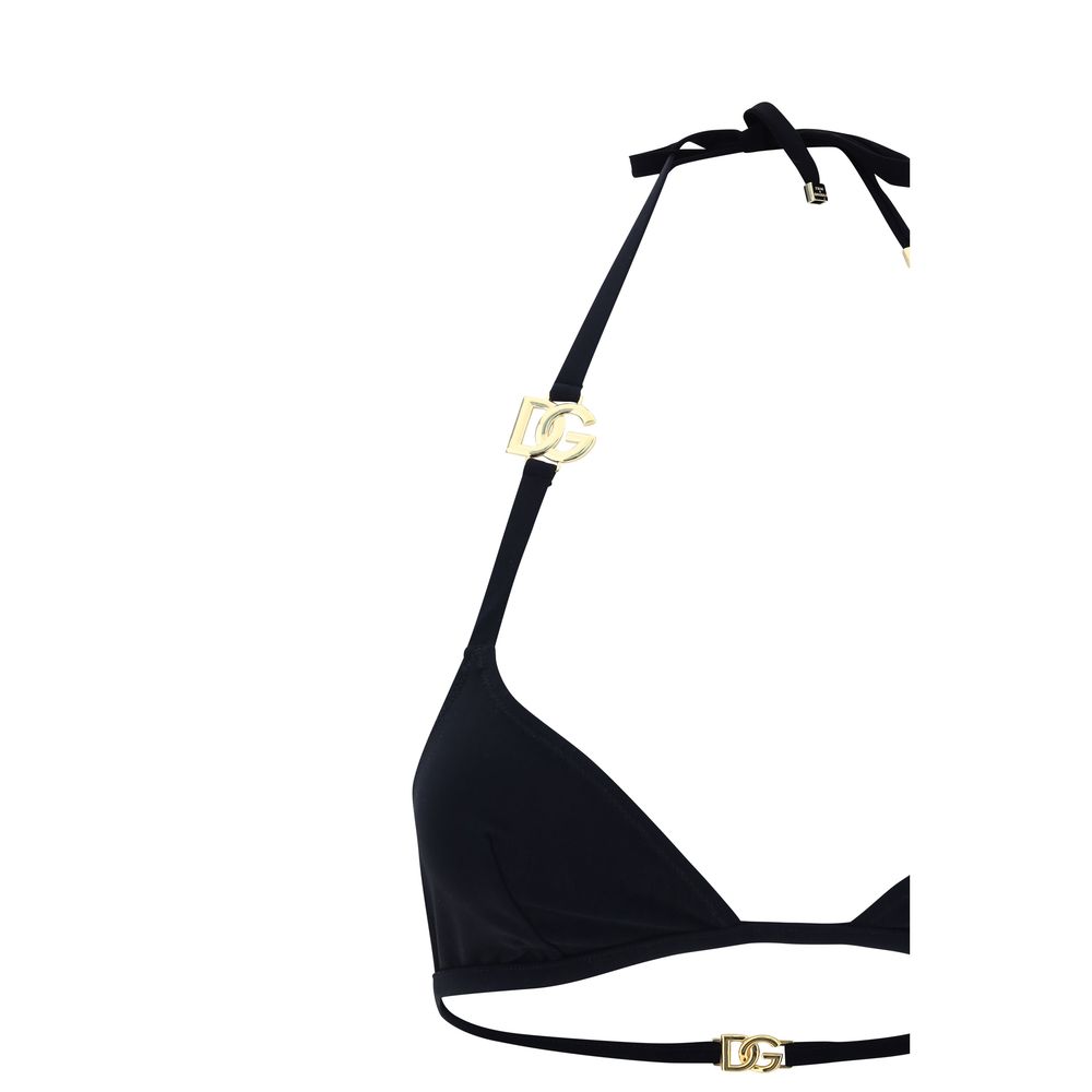 Bikini de nailon negro de Dolce & Gabbana