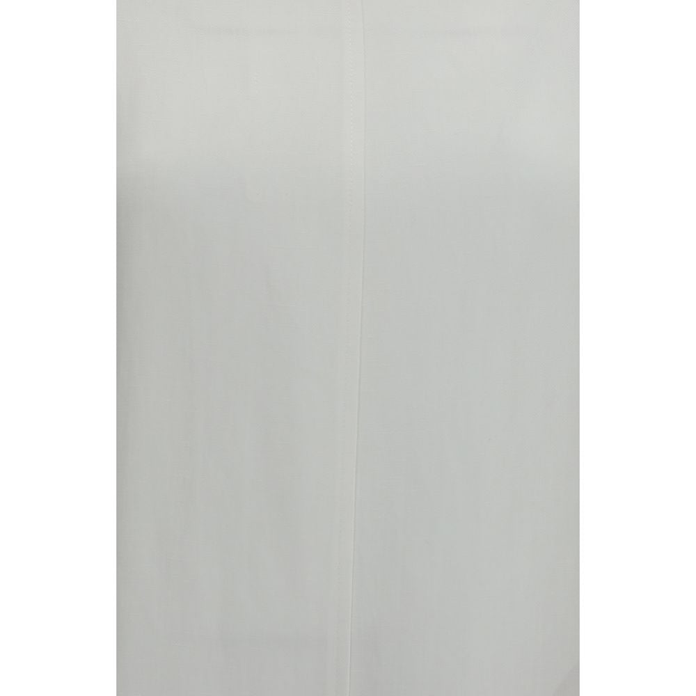 Robe décontractée Brunello Cucinelli en viscose blanche