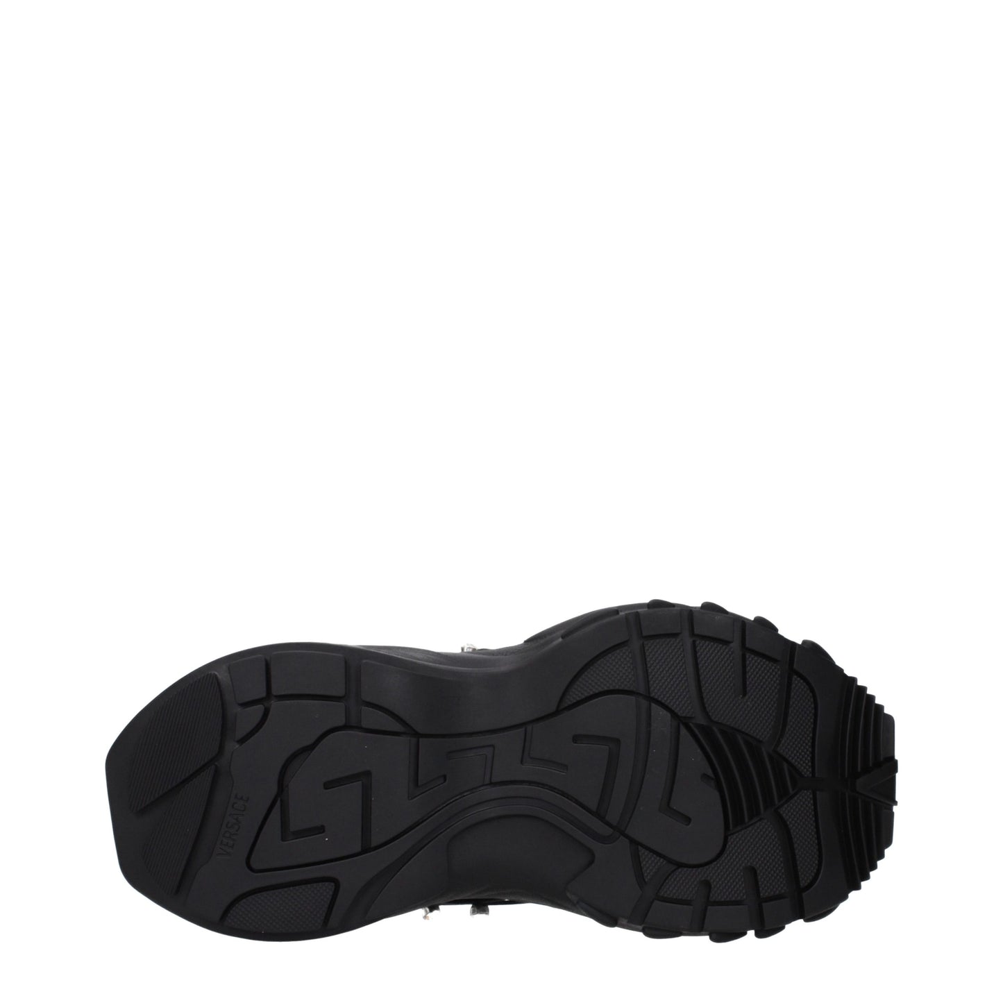 Baskets Chunky Versace en Tissu Noir