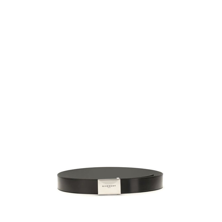 Cinturón normal Givenchy de piel de becerro negra Bos Taurus