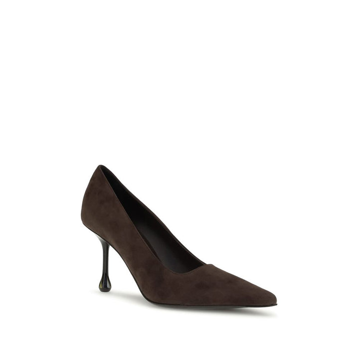 Escarpins Jimmy Choo en cuir marron à talons hauts