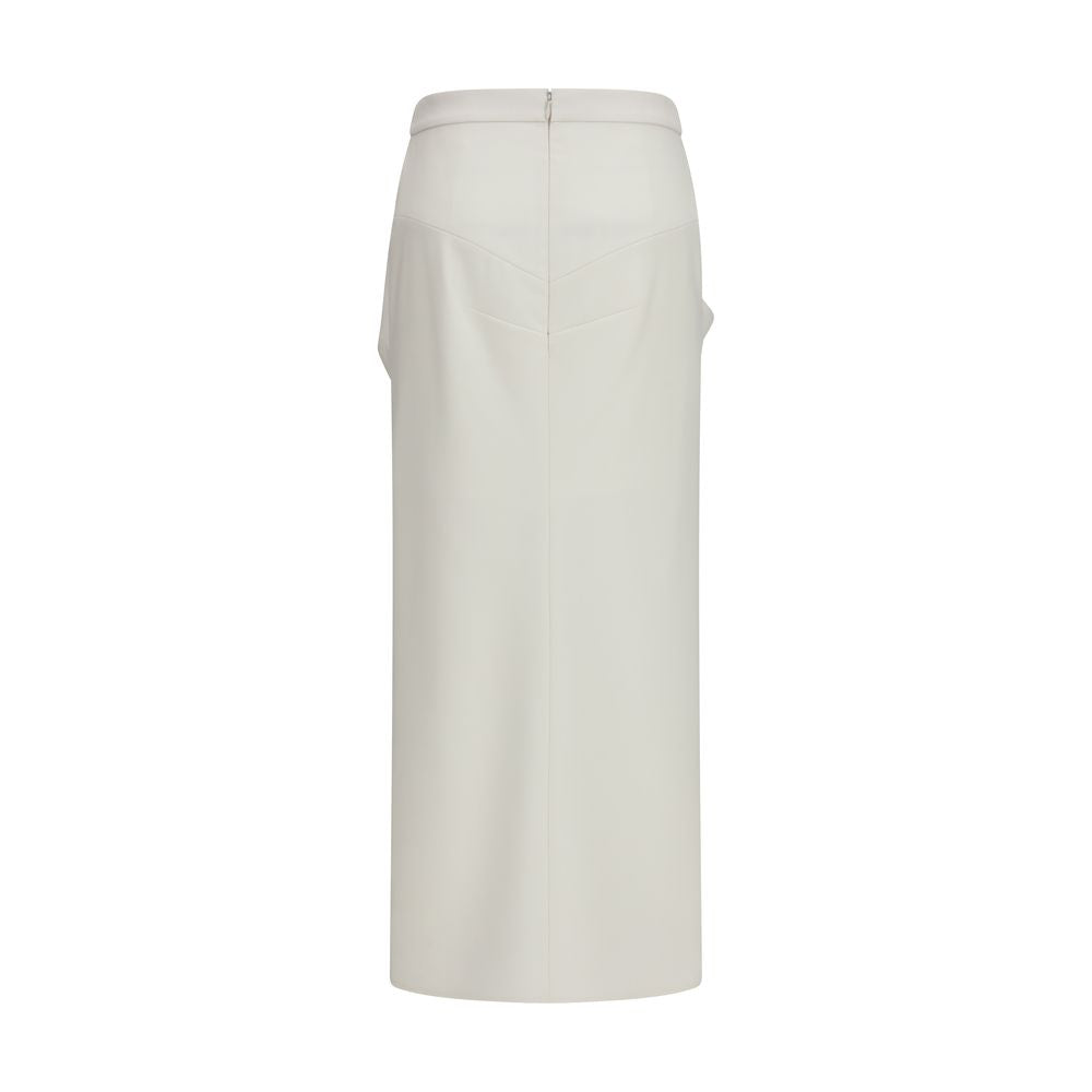 Jupe longue Givenchy en laine blanche Oves Aries