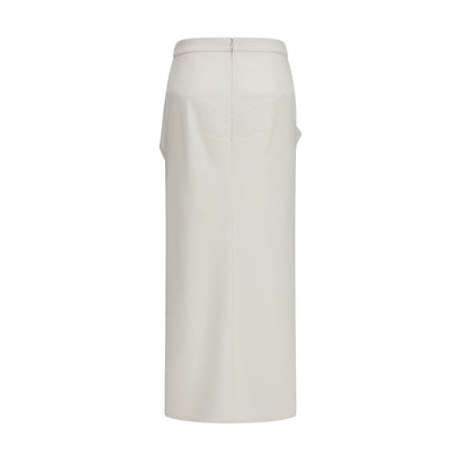 Jupe longue Givenchy en laine blanche Oves Aries