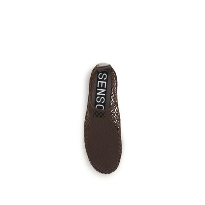 Senso Brown Rubber Ballet Flats