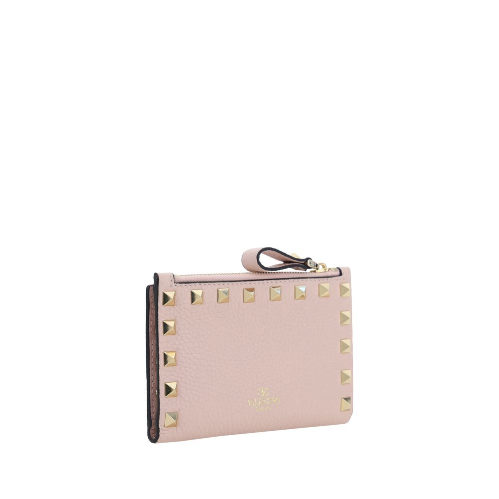 Portefeuille en cuir de veau multicolore Bos Taurus Valentino Garavani